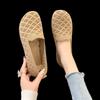 Summer Mesh Fabrics Breathable Flats Women Shoes Ventilate Lace Leisure Loafers Mom Shoes Comfort Casual Light Sneakers