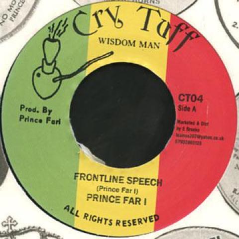 

7inch Record PRINCE FAR I - Frontline Speech CT04 Cry Tuff 1979 UK Reggae, Ska & Dub