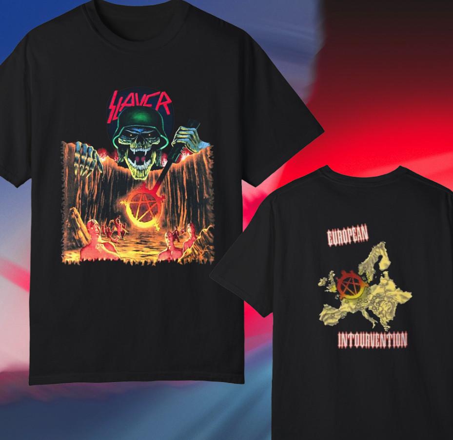 1994 Slayer European Intervention Tour T-shirt