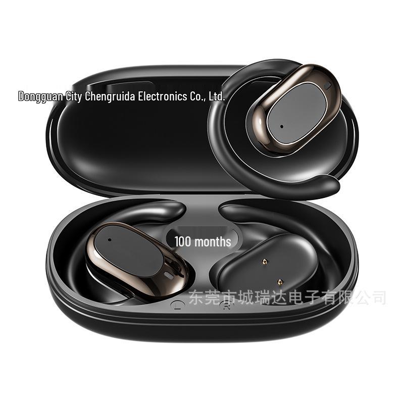 Hot Selling Rotatable Bone Conduction Bluetooth Earphones: Ultra-Long Battery, Noise Cancelling, High-Fidelity Sound, Sport Ear Hook Design