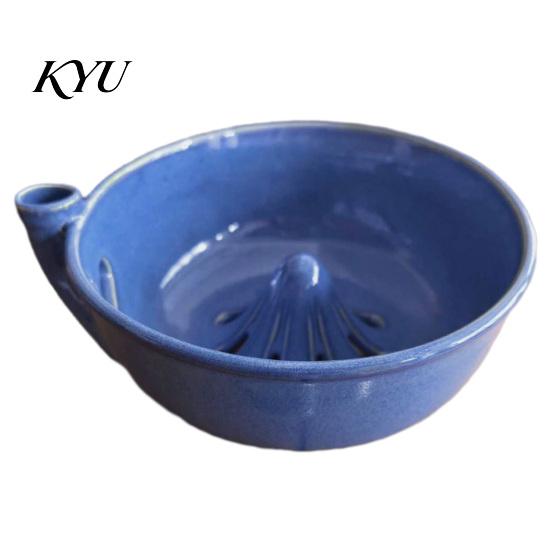 Gift for New Home And Birthday Self Spinning Berry Washing Bowl, 360 Degree Vortex Cleaning Versatile Serving Bowl Snacks Drain Spinner, Ceramic Fruit