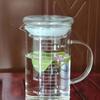 High-Temperature Resistant Glass Measuring Cup with Handle, for Baking, Milk, Juice, or Water.