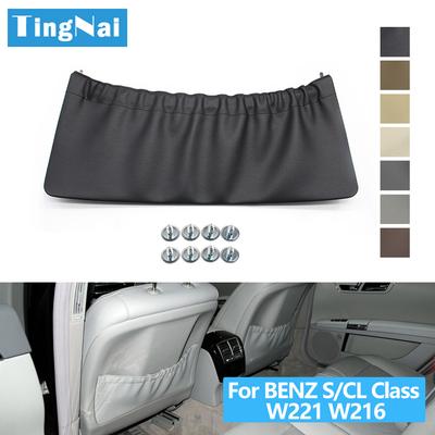 Auto Links Rechts Leder Sitzlehne Tasche Aufbewahrung Für Mercedes BENZ S CL Klasse W221 W216 S300 S350 S400 S500 CL600 2219101339
