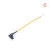 Uchwyt bezpiecznika 12V Adapter odgałęźnika Add-A-Circuit Mikro Mini Standardowy Ford Atm Apm Bezpiecznik samochodowy ostrzowy Z żółtym przewodem 10A