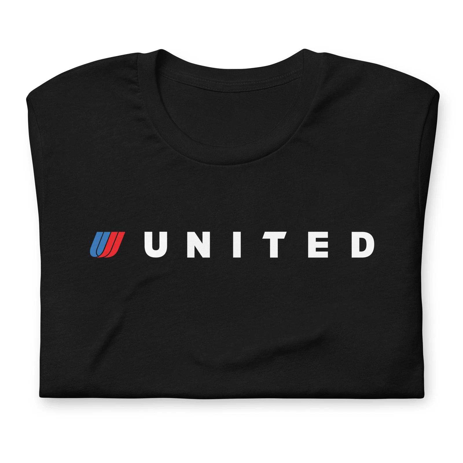 Retro! United Airlines-Inspired US Airline Logo Unisex Tee S-5XL XL