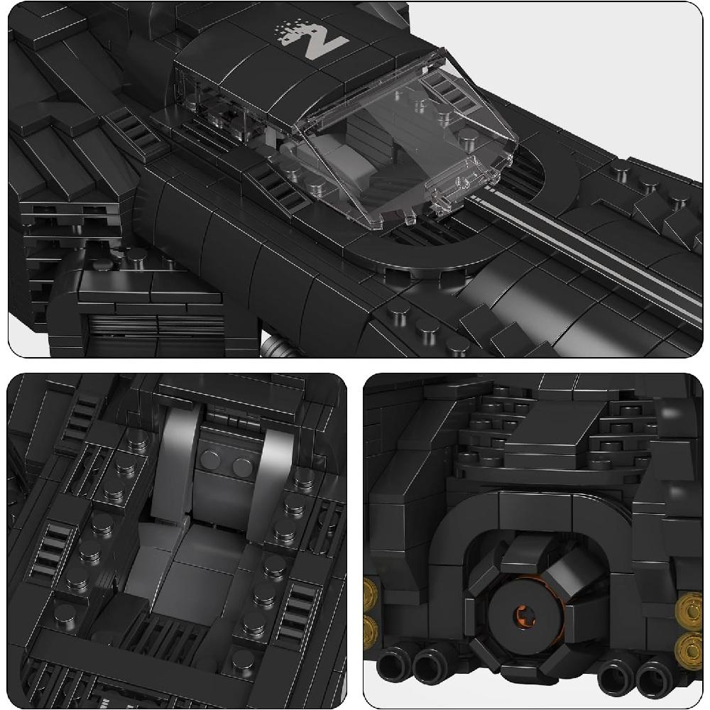 MOULD KING 10058 technický stavební blok auta Batmobile sportovní model auta s originální krabicí Vánoční dárek pro děti s montáží cihly