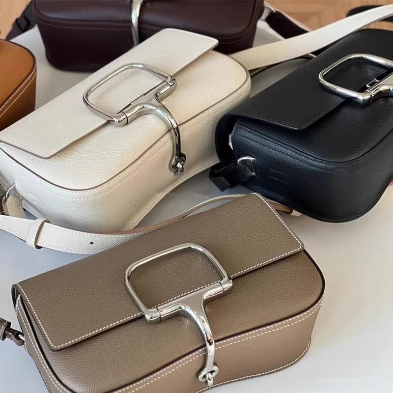 Bag leather bag high quality niche baguette bag high sense underarm shoulder commuting