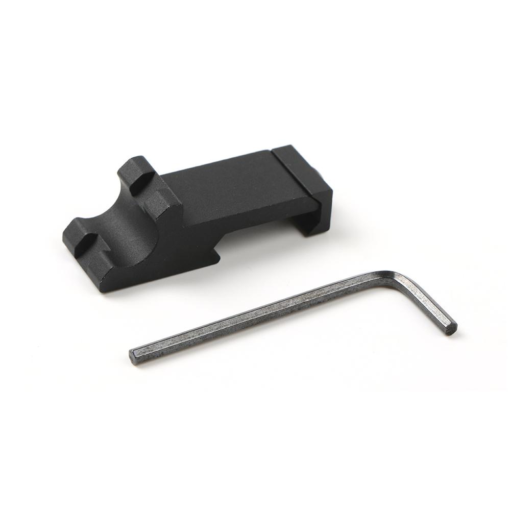 1PC Mini 45 Degree Angle Offset Side Adapter RTS 20mm Rail Tactical Flashlight Laser Scope Mount Hunting Rifle