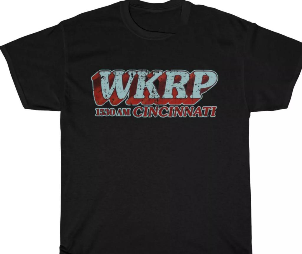 WKRP In Cincinnati 90s Vintage Faded Style Retro T-shirt Size S-5XL