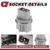 X Autohaux Brake Light Socket Wiring for Honda Accord 1998-2015 No.33515S50003 Tail