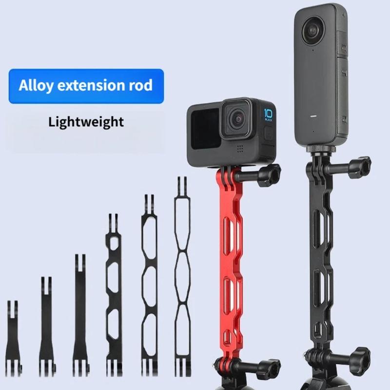 Lightweight Camera Extension Arm Rod Aluminum Build Ideal For 360Degree Video Recording During Outdoor Activity