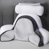 Double Headed Pillow  Comfortable Reading Bag On Bed  Support Waist Pillow Office Dormitory Living Room Sofa Waist Cushion