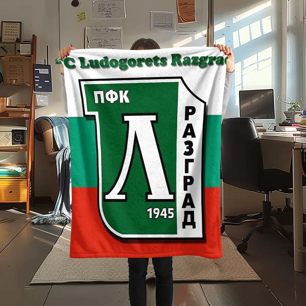PFC Ludogorets Razgrad FlAannel Blanket, High quality Comfortable for All Seasons, Home Decor, Warmth and Comfort