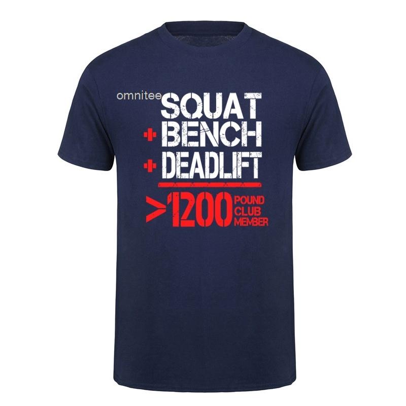 Powerlifting Squat Bench Deadlift Weightlifting T Shirt Oneck Cotton Unisex Summer Casual Tshirts Plus Size Loose Hj112