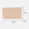 Container for Handbag Organization with Compartments Makeup And Accessories