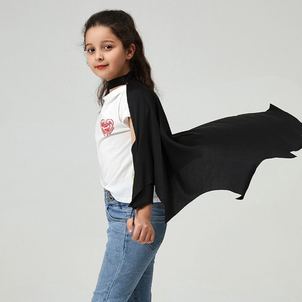 Clothing Props Children Cosplay Costume Dress Up Costumes Bat Wing Cape Personality   Party