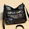 Mother's Bag Elderly Women's Crossbody Bag Large Capacity Shoulder Bag Print Women's Bag