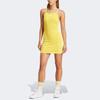 Adidas Originals Adicolor Series Three Stripes Logo Dress Women Dresses Yellow IR8124