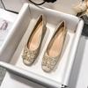 Fashion Woman High Heels Square Toe Rhinestone Fashion 2025 New Spring/Summer Satin Shallow Mouth  Women's Shoes Elegant Banquet Pumps