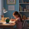 Large-Screen Digital Alarm Clock Round Shape Table Clock Creative Electronic Clock  Desktop Use
