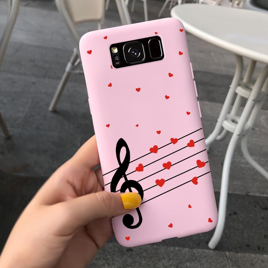 Shockproof Case For Samsung S8 Plus SM-G955F Cover Colorful Daisy Cactus Soft Matte Phone Case For Samsung S8 S 8 S8+ G950F Capa