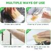 Natural Non Scratch Scrub Sponge Eco Friendly and Compostable Plant Fiber Loofah Dish Sponge Kitchen Scrubbers for Dish Biodegradable Cleaning Sponges