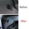 For Buick Regal 2018-2020 Real Carbon Fiber Dashboard L&R Air Outlet Vent Trim