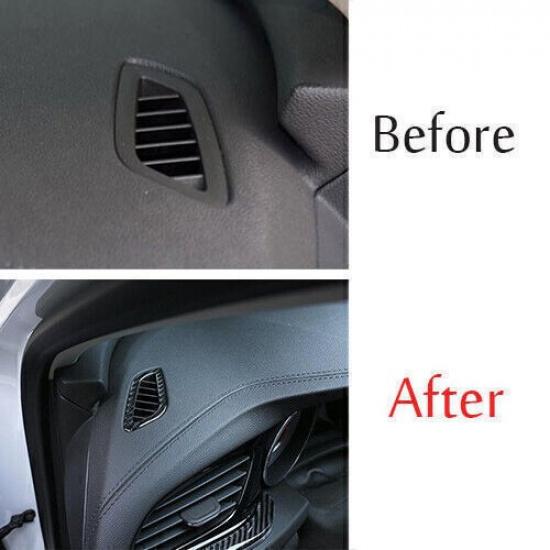 For Buick Regal 2018-2020 Real Carbon Fiber Dashboard L&R Air Outlet Vent Trim