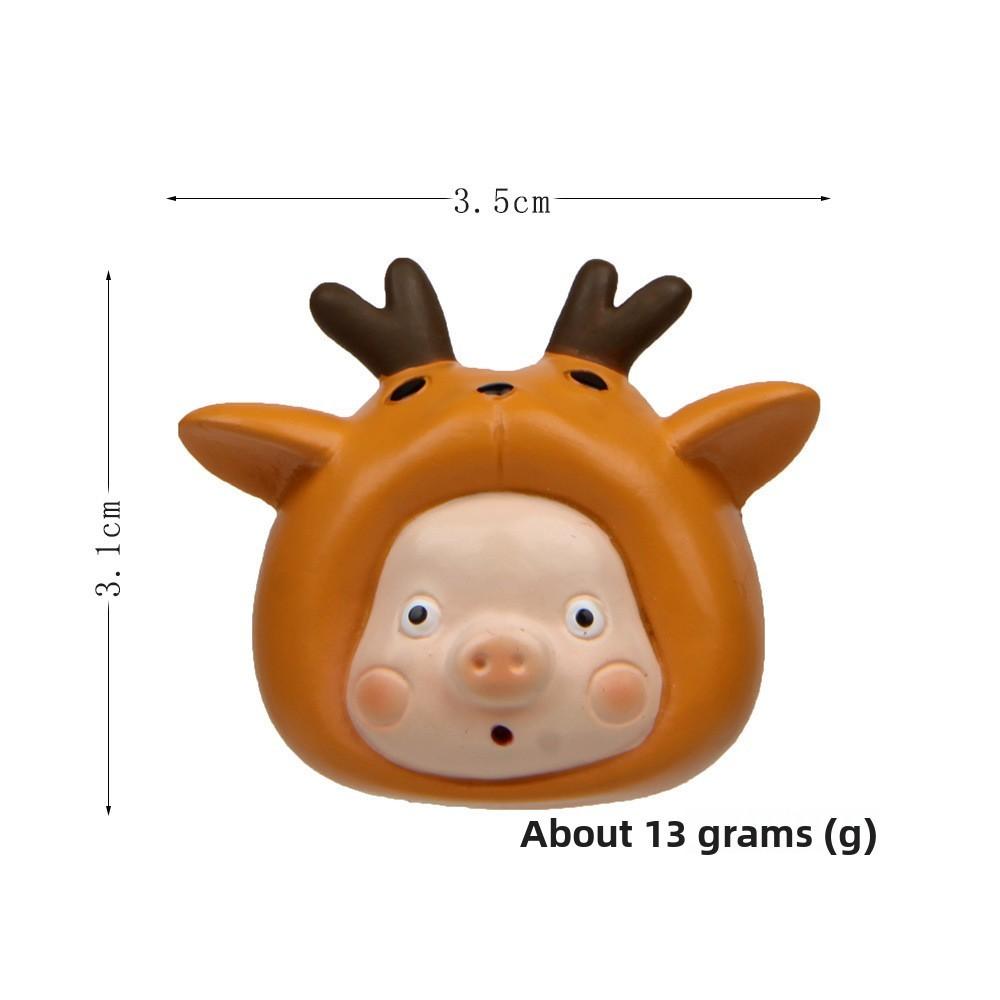 Penguin Jenny Pig Cartoon Resin Magnet Clips For Refrigerator Decor And Gift Giving