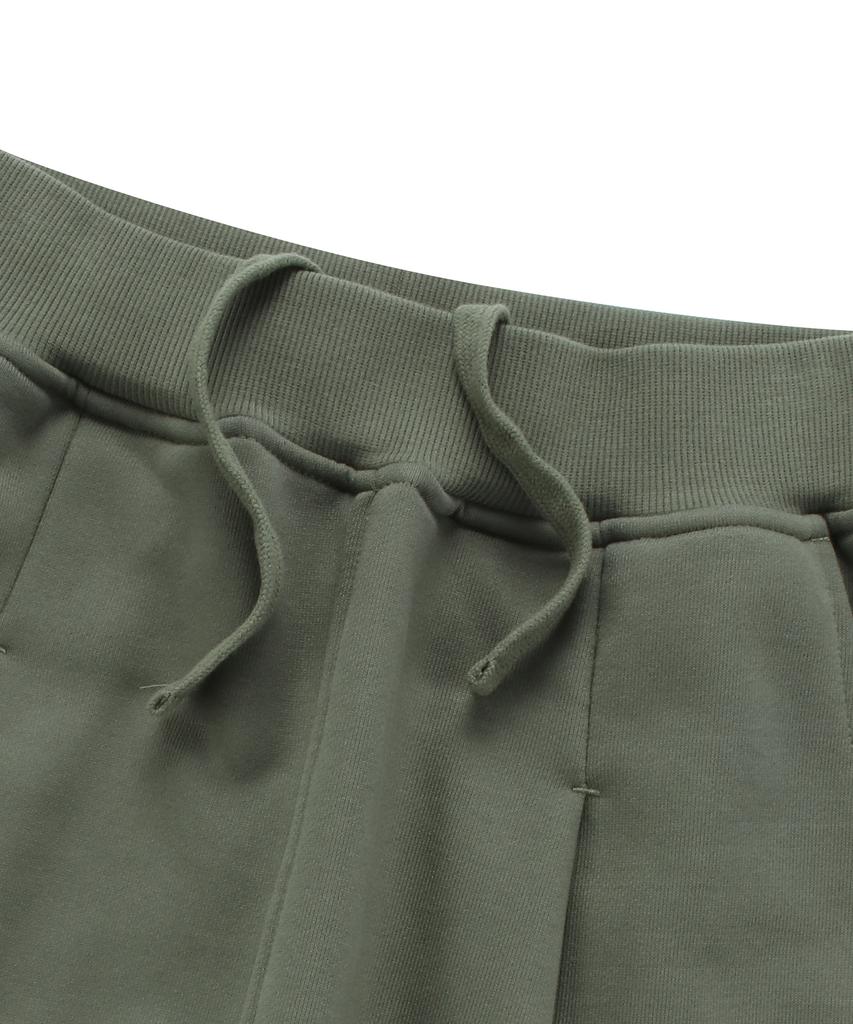 COLUMBIA UNIVERSITY 1754 Crown Wide Fit Pintuck Sweat Pants Khaki