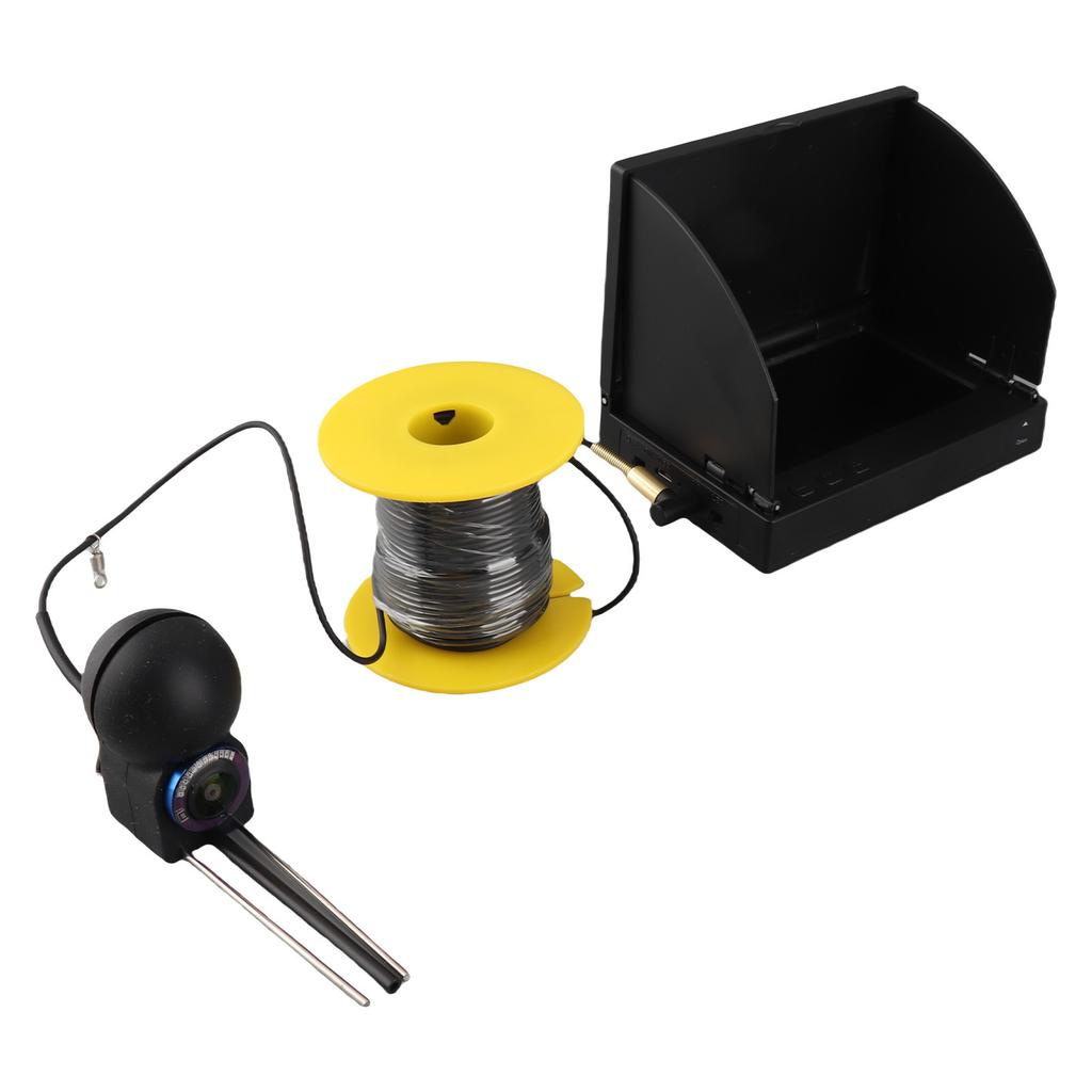 4.3in TN HD Underwater Fishing Camera IP68 Proof Fish Finder with 12 Lights for Fishing