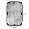 2 Pcs RV Door Window Shade Cover 15.94x24.41inch Waterproof for Motorhome Trailer Travel