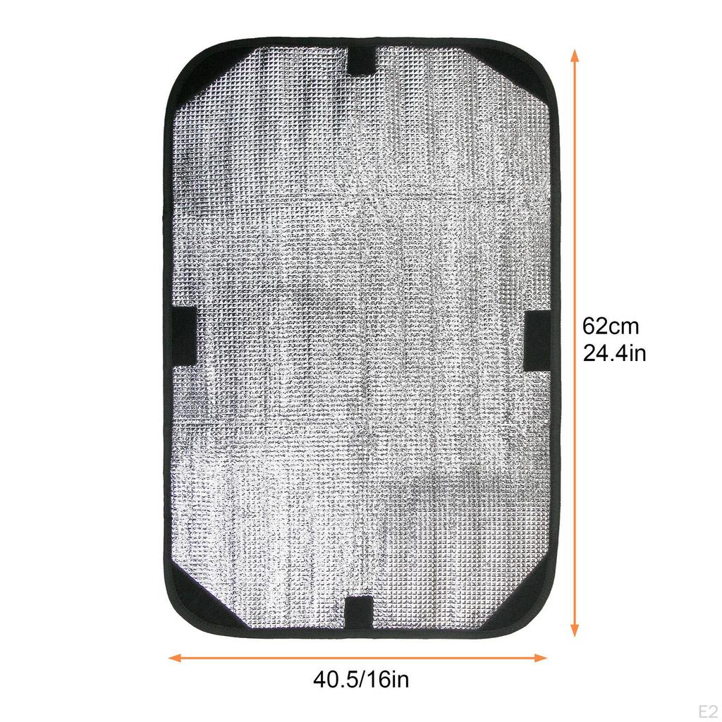 2 Pcs RV Door Window Shade Cover 15.94x24.41inch Waterproof for Motorhome Trailer Travel