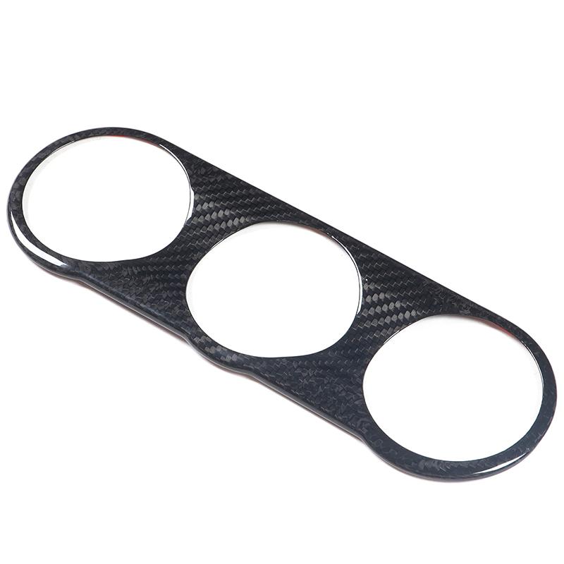 For Mazda MX-5 MX5 2016-2023 Real Carbon Fiber Car Center Console Air Conditioner Adjuster Panel Frame Trim Sticker Accessories