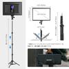 Neewer 2er-Pack LED-Videoleuchte Fotografie-Beleuchtung Kameralichtpanel 192 LEDs 3200K-5600K CRI 97+ Eingebaute Lithiumbatterie Ultradünn mit 178cm Stativ