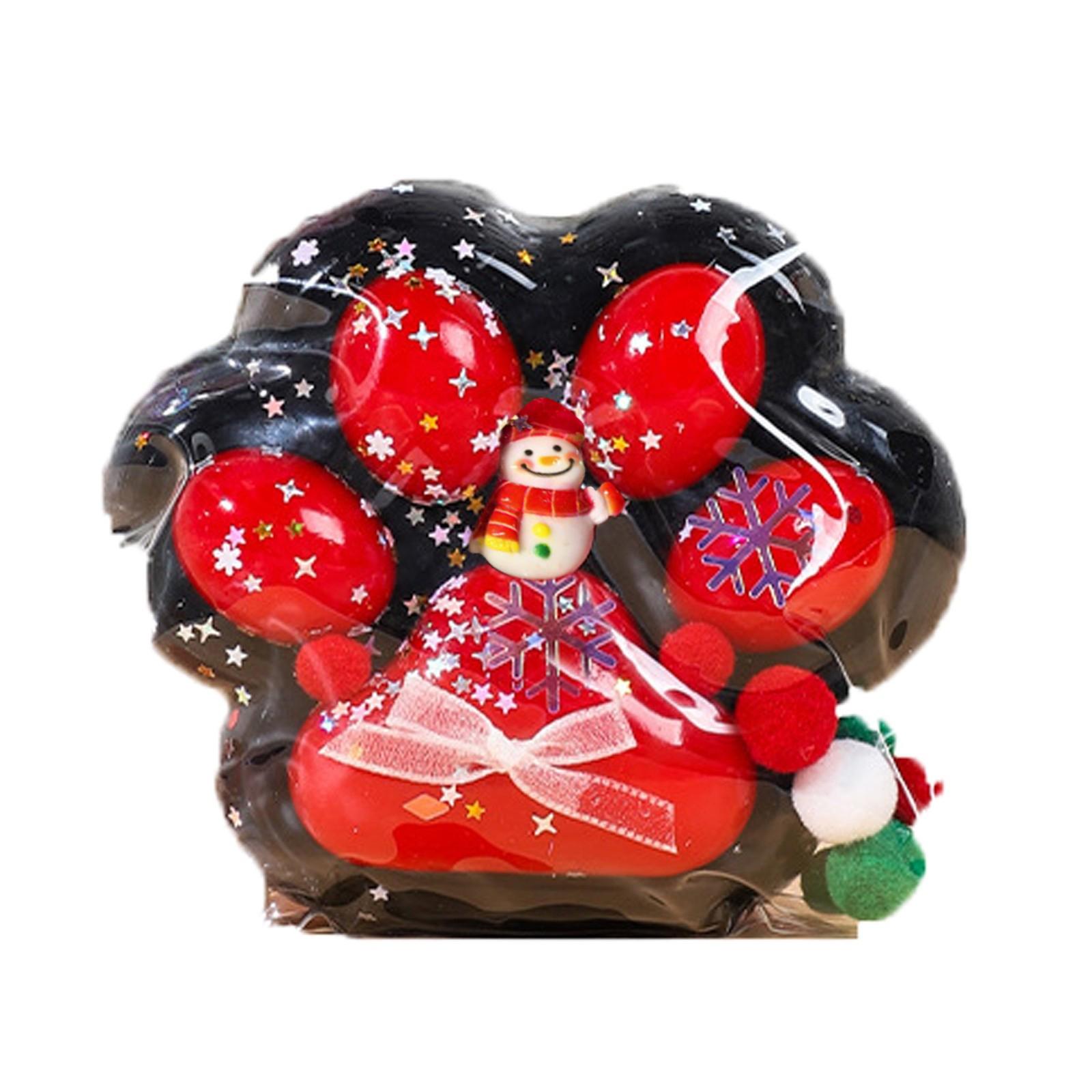 

Большая игрушка ручной работы для снятия стресса на Рождество чёрный