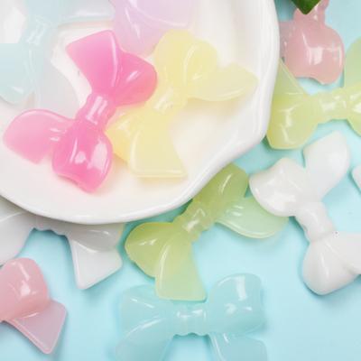 Huisfeestartikelen Mode Handgemaakte Kralen DIY Macaron Kralenmateriaal Strikken Acryl 33*24mm 20st