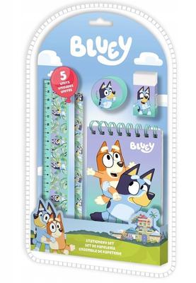Kid89421 5pcs Stationery Set Bluey