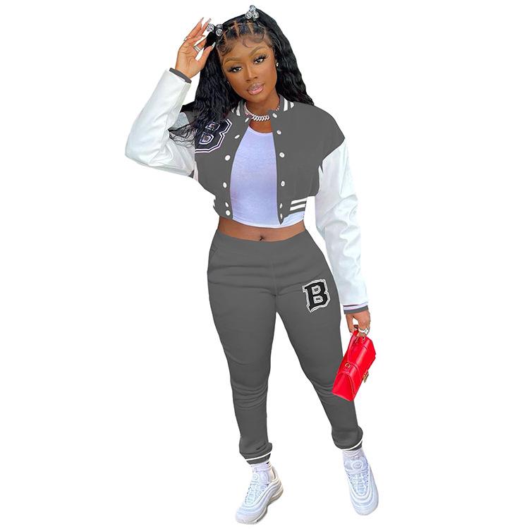 

JH5916 Женские повседневные брюки с принтом на осень/зиму M