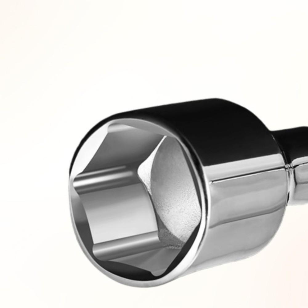 Metal Tire Wrench Silver Socket Wrench Portable Cross Wrench  Household Disassembly