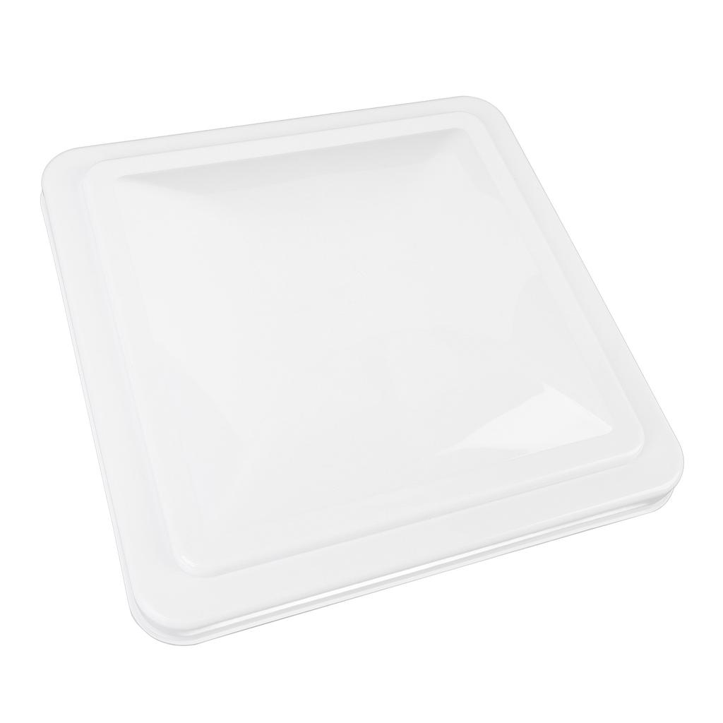 RV Roof Vent Cover UV Resistant 14 Inch Replacement Vent Lid for Camping Vehicle Trailer Motorhome White