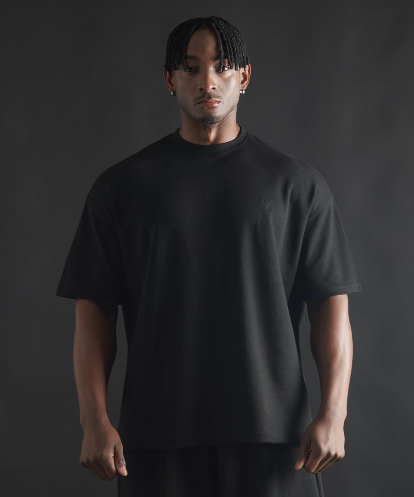 PHERMENON Essential Oversized Short Sleeve - Black