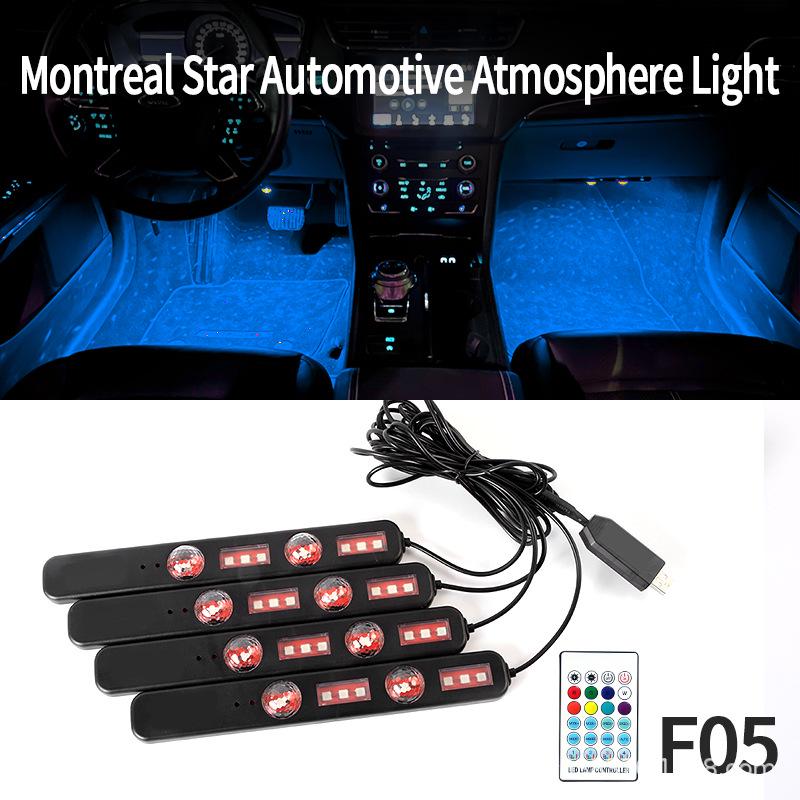Dream Color Rhythm LED Car Footwell Ambient Starlight