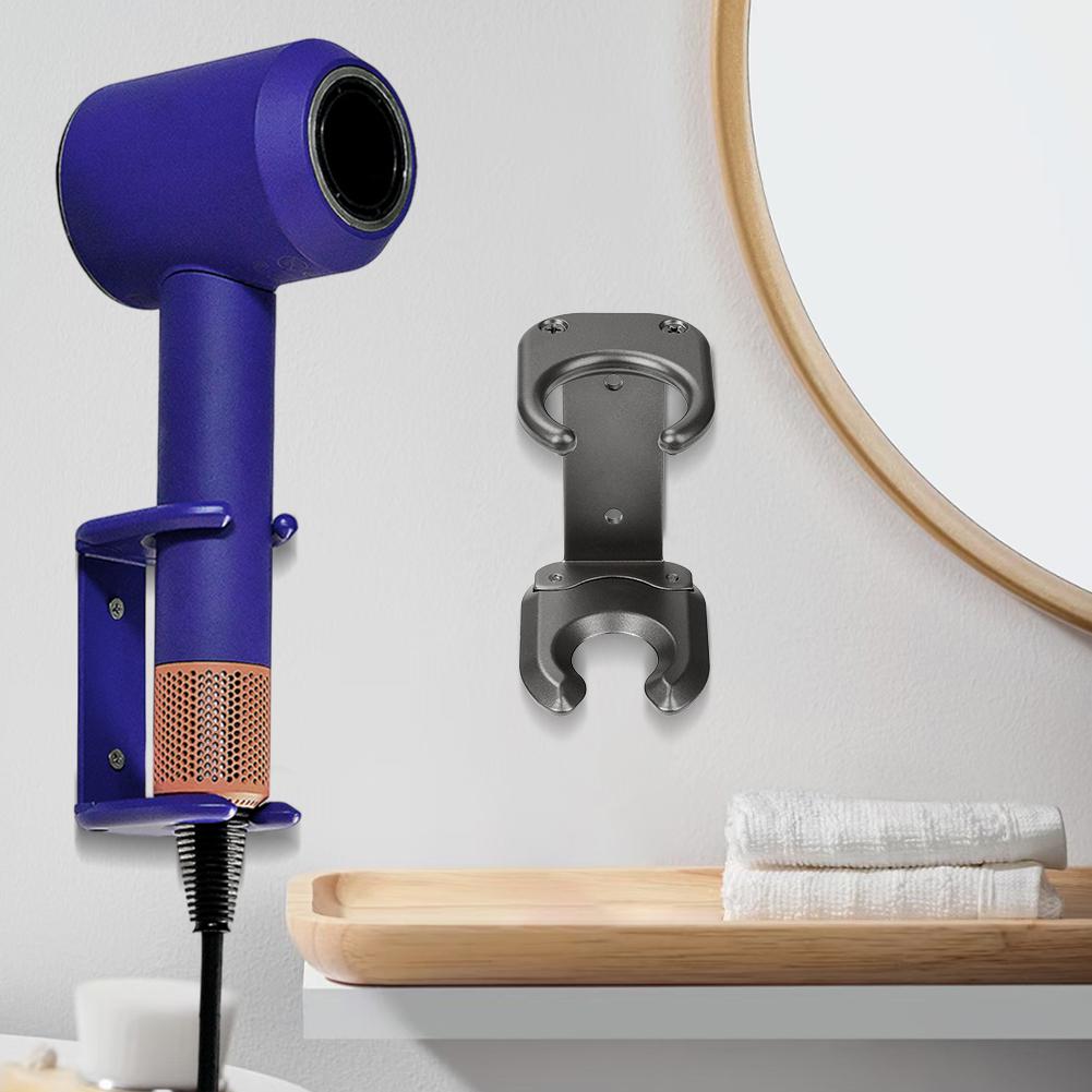 Wall Mounted Blower Holder Shelf Metal Hair Dryer Stand Easy Installation Storage Rack for Dyson Hairdryer HD08 HD15 HD16 HD18