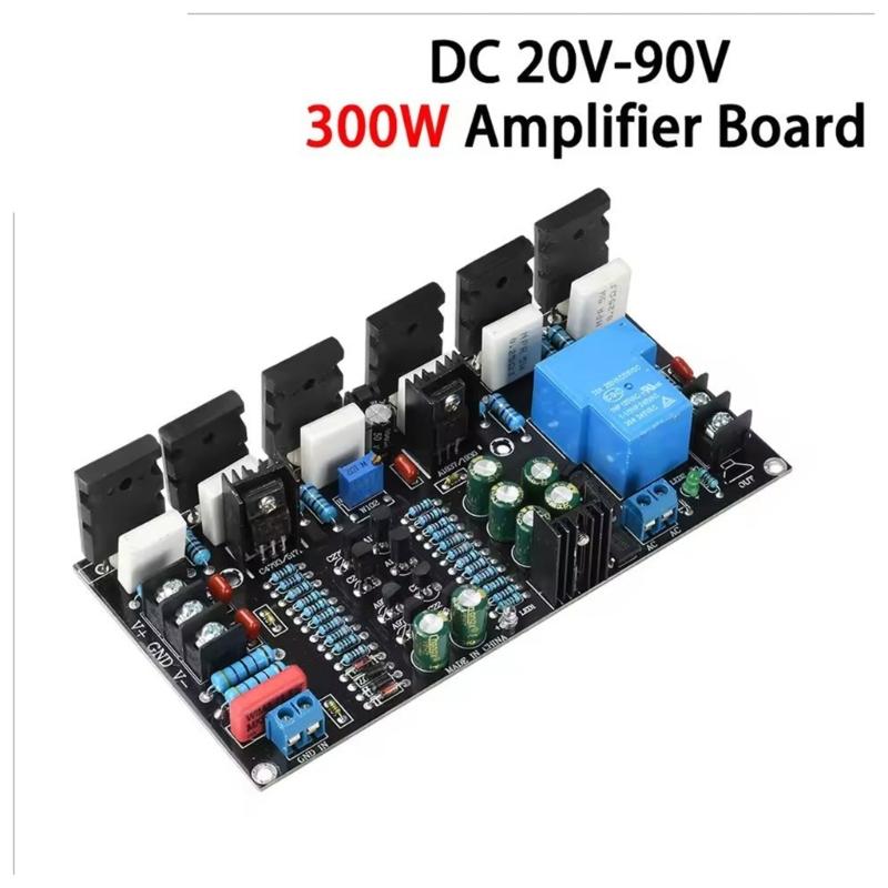 Leistungsstarkes Audios-Verstärkermodulplatine mit 300W Ausgang und Thermomanagement-Schaltung für professionelle Soundsysteme
