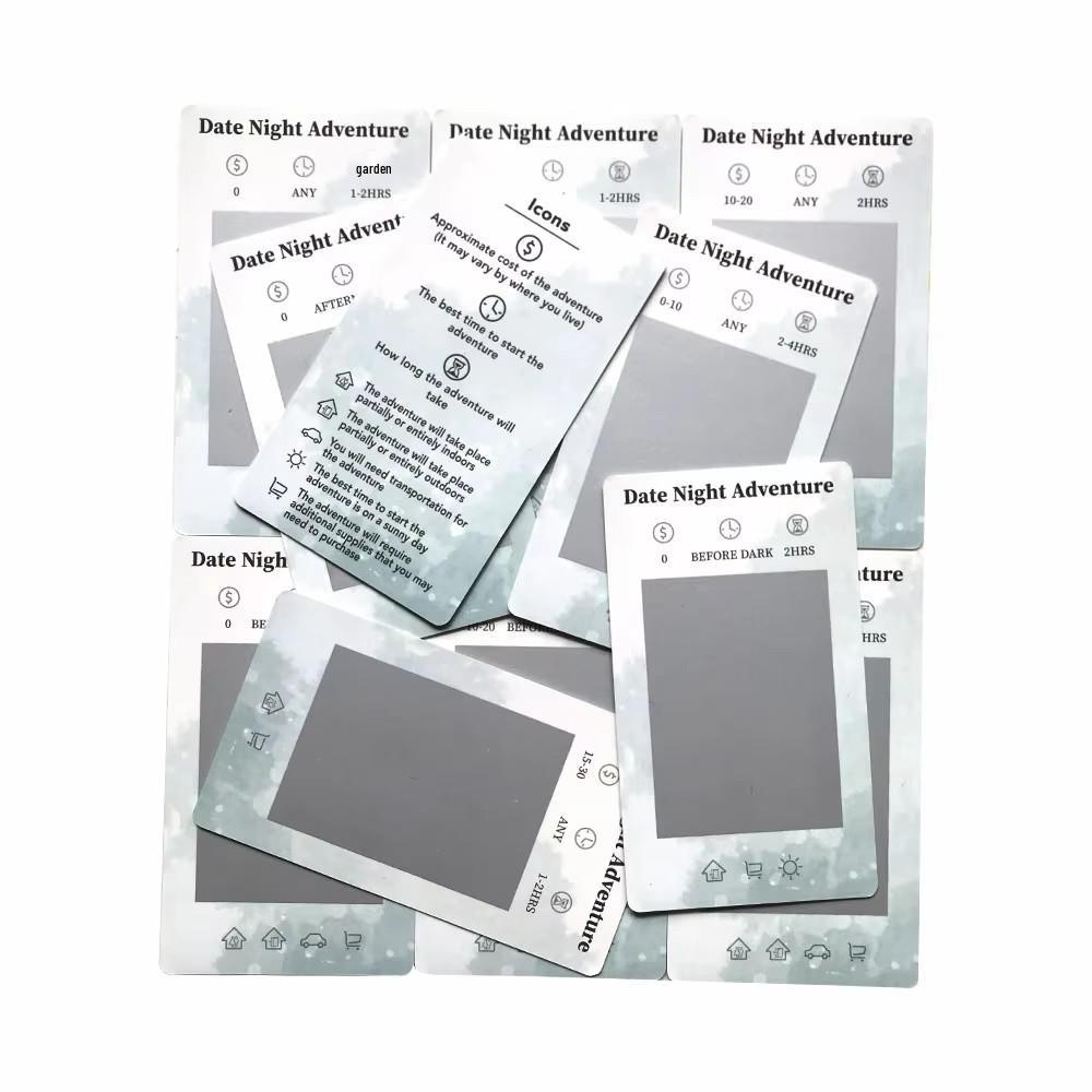 Adult Scratch-off Adventure Dating Card Game: 40 Interactive Board Game Cards for Couples Party