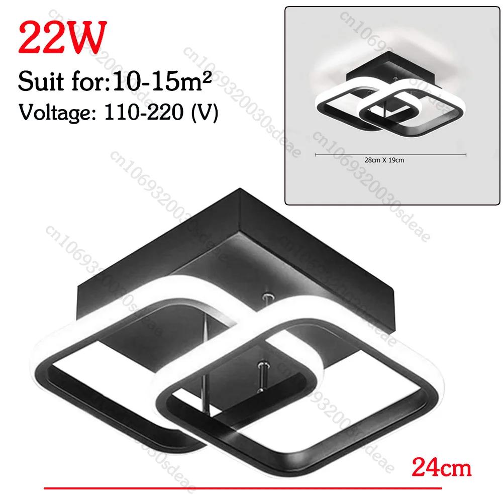 Rings Circle Ceiling Hanging Modern Luxury LED Chandelier Pendant Lights Nordic Home Light Suspensions Luminaire Home Decoration