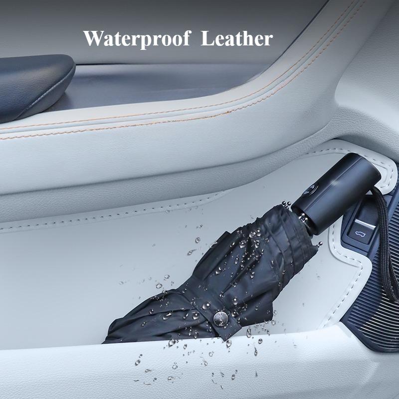 For Lynk & Co 06 2020-2026 Car Door Slot Protective Pad Leather Waterproof door groove Mat Storage Barrel Interior Accessories