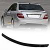 Rear Trunk Boot Spoiler AMG Style Improve Aerodynamic Shockproof Trunk Tail Spoiler Lip Kit Replacement for C-Class W204 Sedan Glossy Black