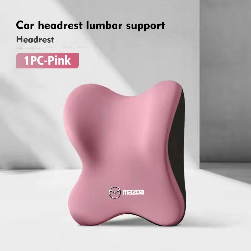 2025 Hot Car Headrest Lumbar Support Cushion Backrest Neck Pillow For Mazda Atenza Axela MX30 CX30 CX3 CX9 MX5 RX8 RX7